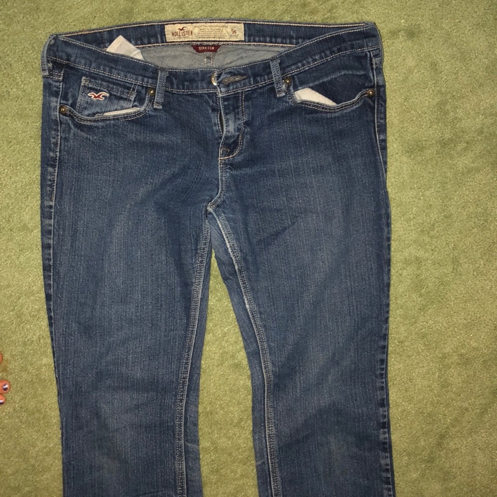 Hollister blue jean skinny jeans